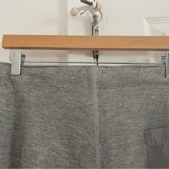 Nili Lotan Austin Grey Sweat Shorts Raw Hem Cotton - Picture 7 of 7